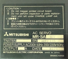 MITSUBISHI #MELSERVO SA AC SPINDLE DRIVE - BL2700 11