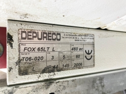 DEPURECO FOX 65LTL INDUSTRIAL VACUUM SYS - BV172 11