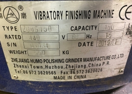 ZHEJIANG #ZDHG-150 VIBRATORY COB DRYER - BV1986 11