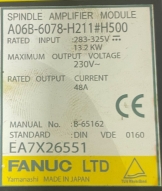 FANUC #A06B-6078-H211-H500 SPINDLE AMPLIFIER - BV2423 11