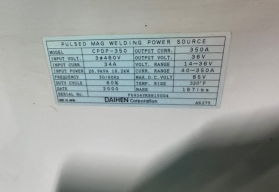 OTC TURBO PULSE 350 WELDING POWER SUPPLY - BV2724 11