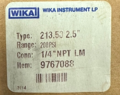 WIKA #213.53 2.5