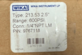 WIKA 213.53 2.5