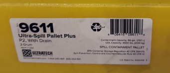 ULTRATECH #9611 2 DRUM SPILL PALLET - BV3128 11