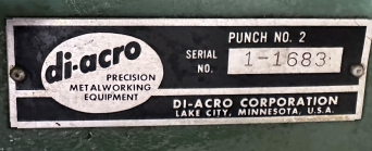 DIACRO NO.2 HAND PUNCH - BV3239 11