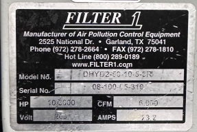 FILTER ONE #DHYD DOWN DRAFT BENCH - WET - DBL - BV3423 11