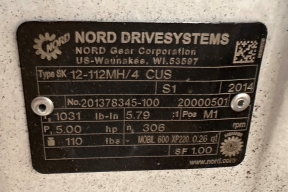 NORD 5HP GEAR DRIVE - BV3752 11