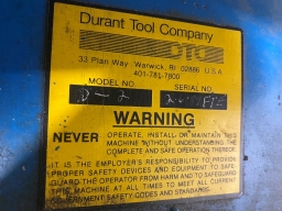 DURANT D-2 WIRE UNCOILER - MOTORIZED - BV710 11