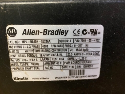 ALLEN BRADLEY 7.25HP SERVO MOTOR - BV926 11