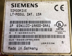  SIEMENS #6SN1123-1AA00-0AA1  SERVO DRIVE - BV994 11