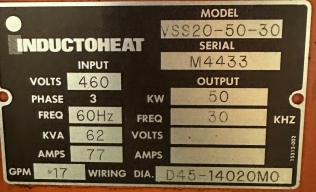 INDUCTOHEAT 50KW INDUCTION HARDENER SYSTEM - CB4480 11